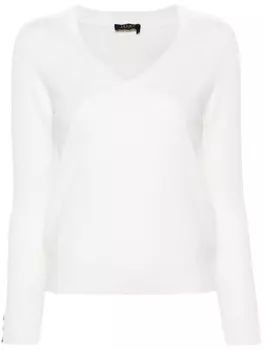 LIU JO шерстяной джемпер, белый