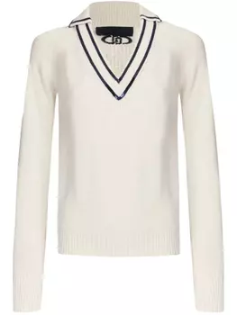 LIU JO свитер с круглым вырезом, белый