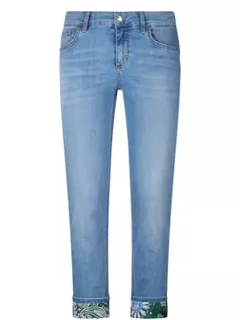 LIU JO укороченные узкие джинсы, синий