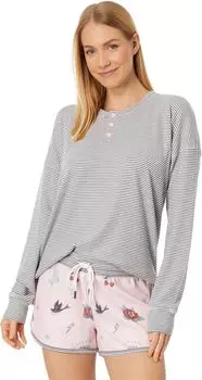 Livin' on the Edge футболка с длинным рукавом P.J. Salvage, цвет Charcoal