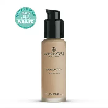 Living Nature, Натуральная жидкая минеральная основа, Чистый мед, 30 мл