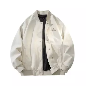 LIVINGTOWN Куртка унисекс, Темно-серая куртка + белая толстовка.