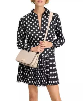 Лив Маленькая Кожаная Сумка Через Плечо kate spade new york, розовый