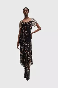 ЛИЯ платье AllSaints, черный