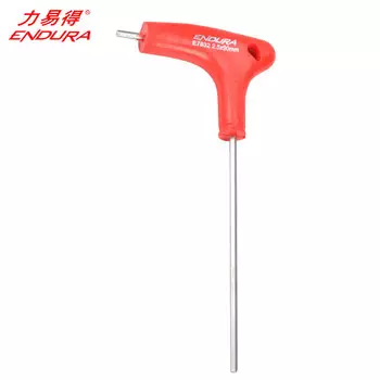 Liyide Шестигранный ключ с Т-образной головкой и двойной головкой, плоская головка, 4 мм, 6-угольная отвертка, внутренний шестигранный шестигранный квадратный ключ E7834 Endura