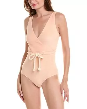 Лиза Мари Фернандес Ясмин, цельный купальник с завязками Lisa Marie Fernandez, розовый