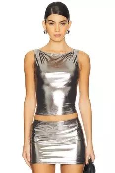 Лиза топ Lovers And Friends, серебряный