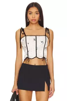 Лизетт топ For Love & Lemons, белый