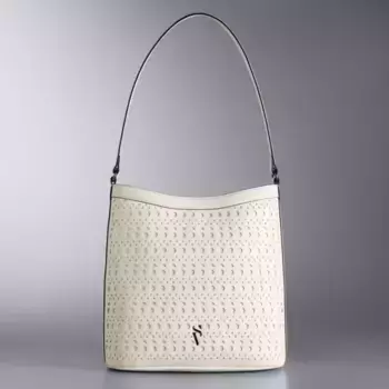 Лиззи стёганая наплечная сумка-ведро Simply Vera Vera Wang, цвет jet stream geo perf