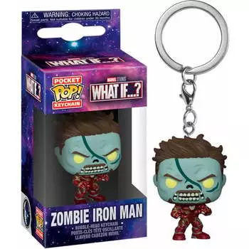 Llavero Pocket Pop Marvel Что Если Зомби Железный Человек Funko