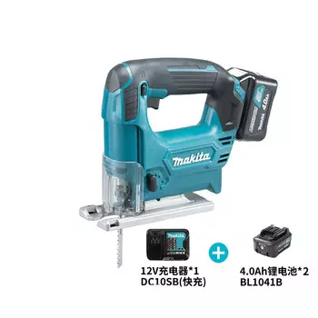 Лобзик Makita JV101DSME + две батареи 4.0Ah и одно зарядное устройство