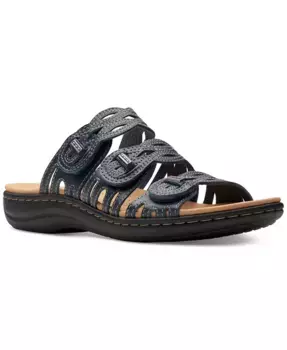 Лодочки Laurieann Ruby с ажурными фигурными ремешками Clarks, синий
