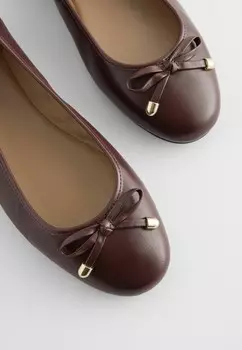 Лодочки в стиле балерины FOREVER COMFORT ROUND TOE Next, красный