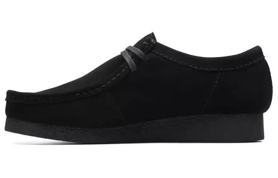 Лодочные туфли мужские черные Clarks