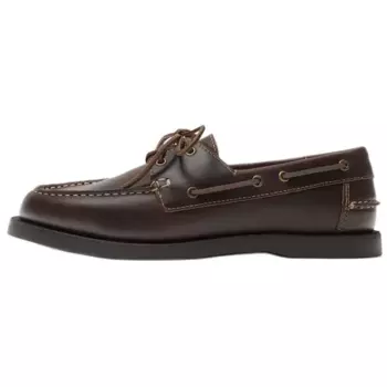 Лодочные туфли мужские коричневые Zara