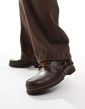 Лодочные туфли Ranger Deck коричневого цвета Polo Ralph Lauren