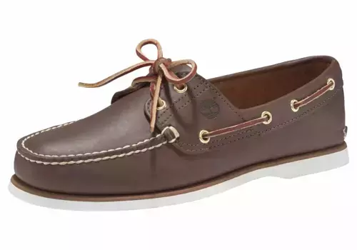 Лодочные туфли Timberland "Мужские лодочные туфли с 2 люверсами", цвет Dark-Brown-Smooth
