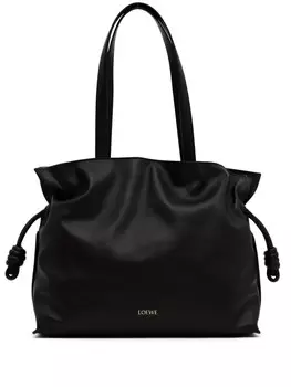 LOEWE большая сумка на плечо Flamenco, черный