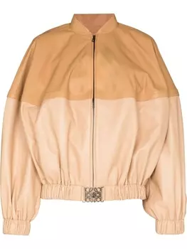 LOEWE бомбер Anagram со вставками, нейтральный цвет