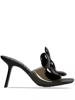 LOEWE босоножки Petal Flower 90, черный