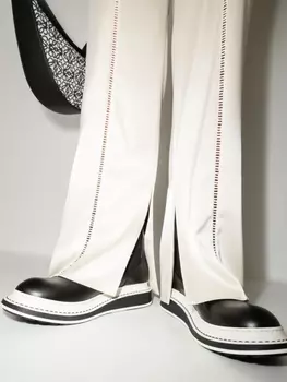 LOEWE ботинки челси на платформе, черный