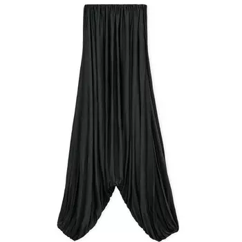 LOEWE Брюки с драпировкой «Черные»