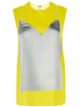 LOEWE футболка с графическим принтом, желтый