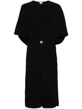 LOEWE платье миди в стиле «Галька», черный