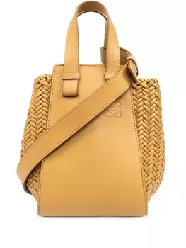 LOEWE плетеная сумка-тоут, коричневый
