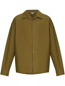 LOEWE рубашка на пуговицах, зеленый