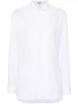 LOEWE рубашка в полоску, белый