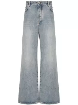 LOEWE широкие джинсы средней посадки, синий