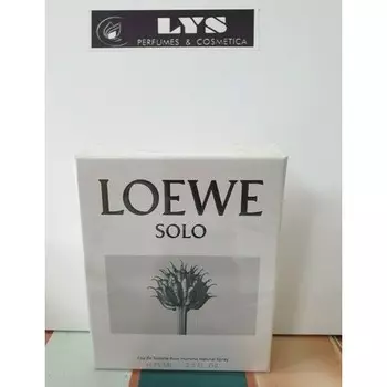Loewe Solo Eau De Toilette Pour Homme Natural Spray Vintage