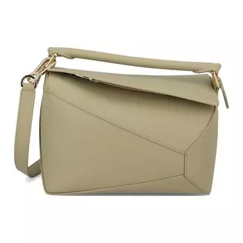 LOEWE Сумка через плечо из телячьей кожи, маленькая, женская, зеленые