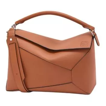 LOEWE Сумка-головоломка из коровьей кожи, сумка через плечо, большой размер, женская, светло-коричневого цвета