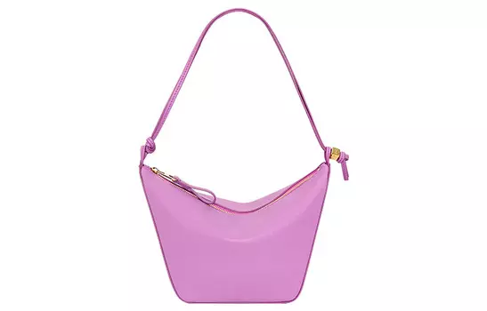 LOEWE Сумка-хобо из коровьей кожи, женская, рок-розовая, хобо