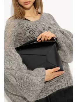 LOEWE сумка Puzzle среднего размера, черный