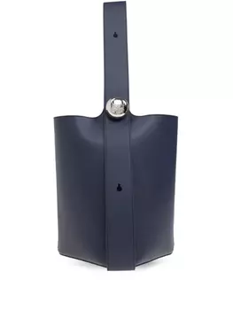 LOEWE сумка-тоут Pebble среднего размера, синий