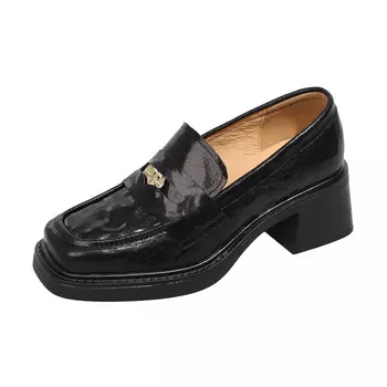Лоферы AIQINISHA Loafers Women's, черный