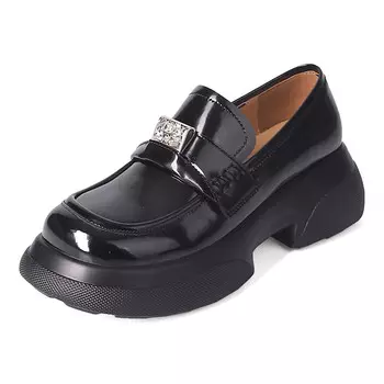 Лоферы AIQINISHA Loafers Women's, черный