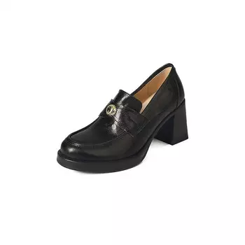 Лоферы AIQINISHA Loafers Women's, коричневый