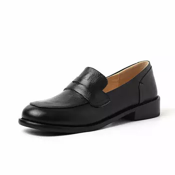Лоферы AIQINISHA Loafers Women's Low-Top, коричневый