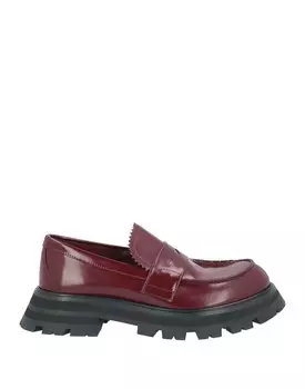 Лоферы Alexander Mcqueen, бордовый