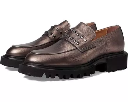 Лоферы AllSaints Lola Stud Loafer, цвет Pewter/Black