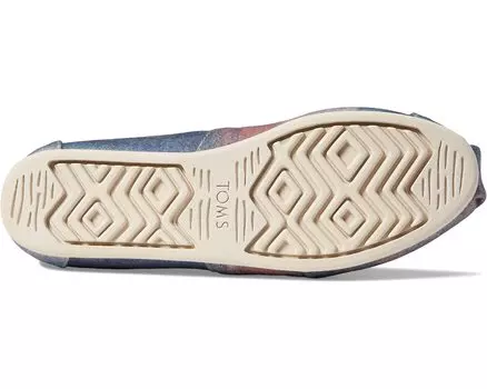 Лоферы Alpargata CloudBound TOMS, облачно-розовый фетр с принтом омбре