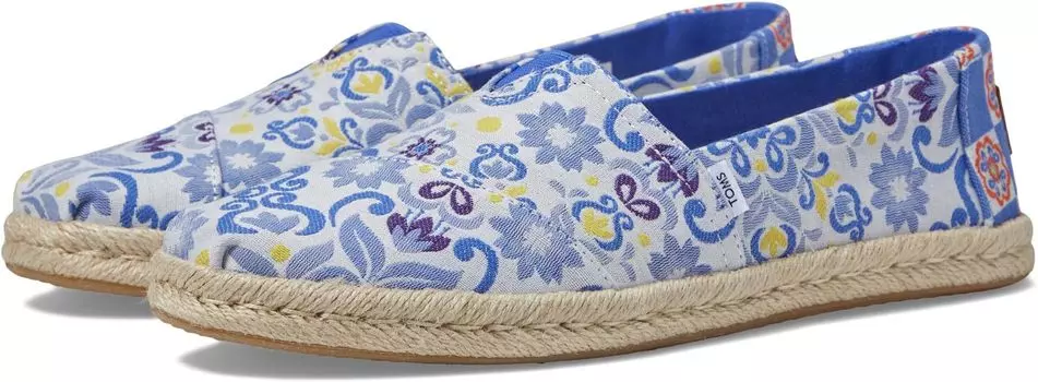 Лоферы Alpargata Rope TOMS, цвет Blue Multi