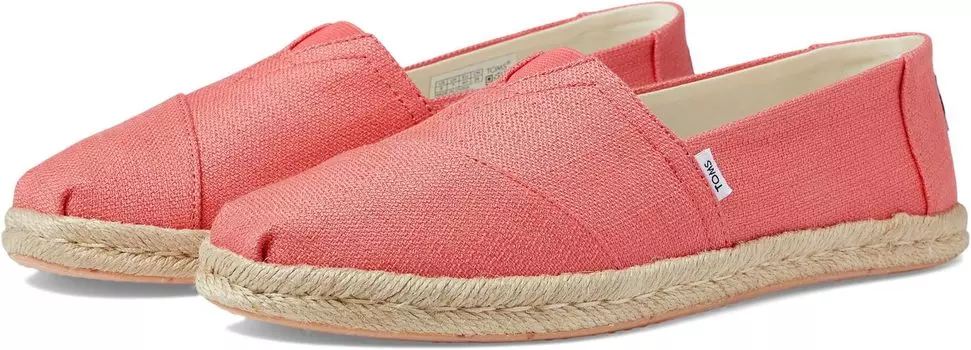 Лоферы Alpargata Rope TOMS, цвет Peach