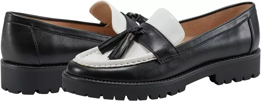 Лоферы Bandolino Fillus, цвет Black/Cream