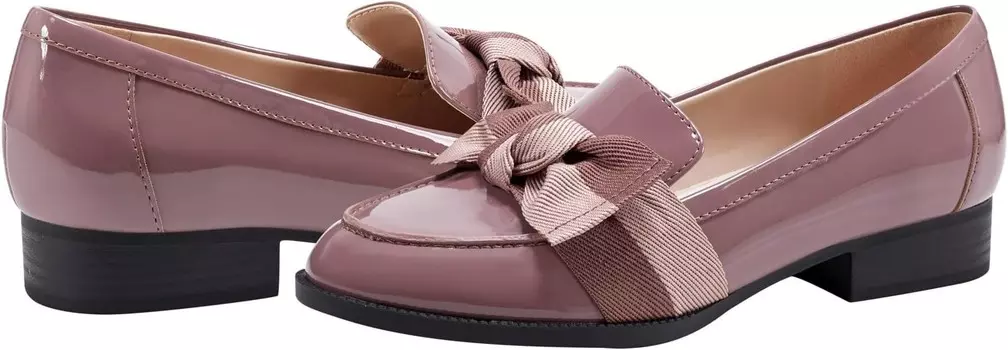 Лоферы Bandolino Lindio, цвет Dark Mauve Patent/Blush