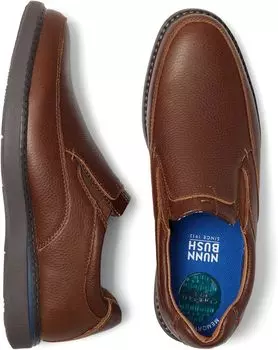 Лоферы Bayridge Moccasin Toe Slip-On Nunn Bush, коричневый